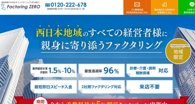 ファクタリングZERO
